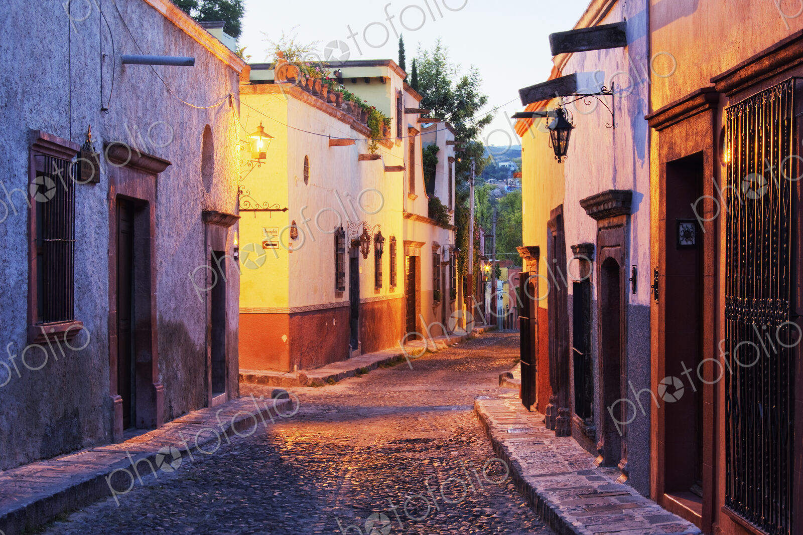 Old World Street Scene