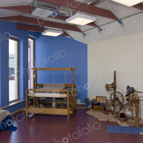 Old-fashioned Wooden Loom Old-fashioned Wooden Loom