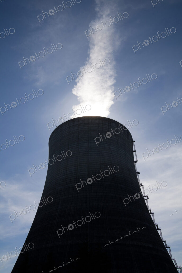 One of the cooling towers at Satsop, an nuclear reactor site near Elma, Washington,…