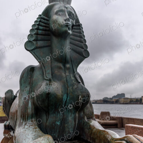 One of the sphinxes of the Monument to victims of political repression by Mikhail… One of the sphinxes of the Monument to victims of political repression by Mikhail…