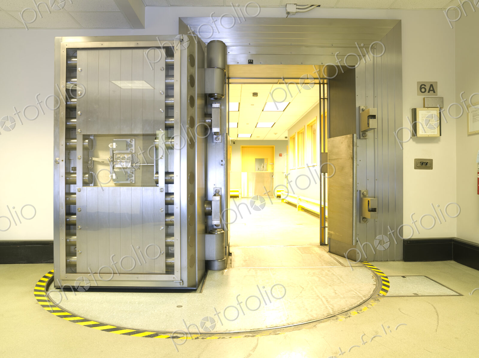Open Bank Vault Door