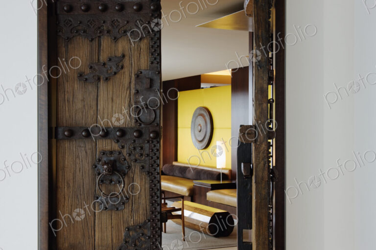 Open Ornate Door