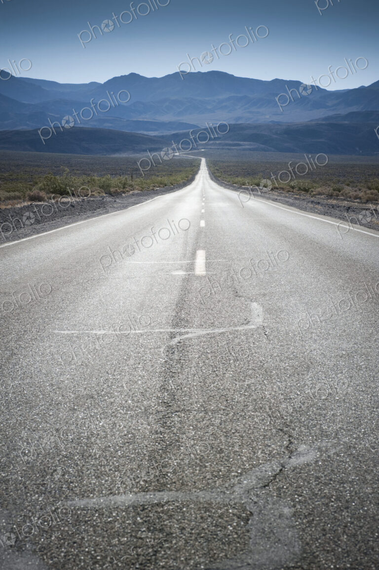 Open road, Death Valley, California, United States