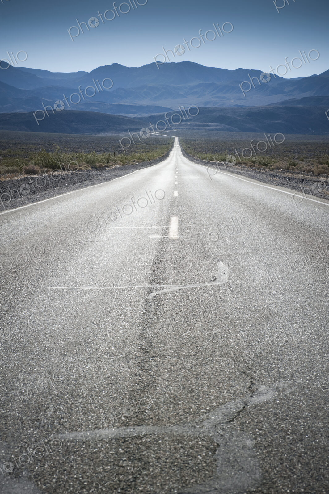 Open road, Death Valley, California, United States