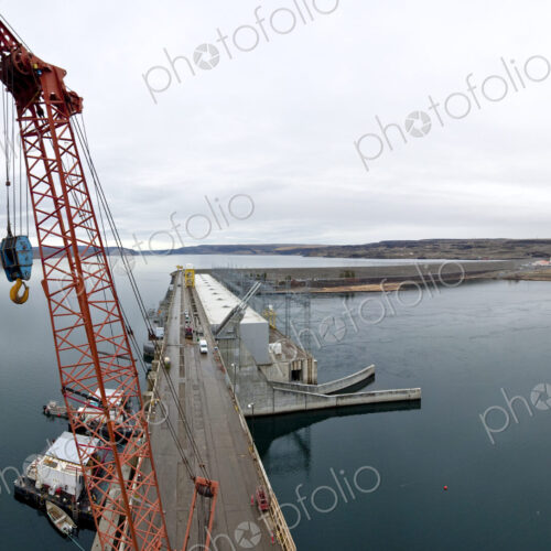 Orange Construction Crane Orange Construction Crane