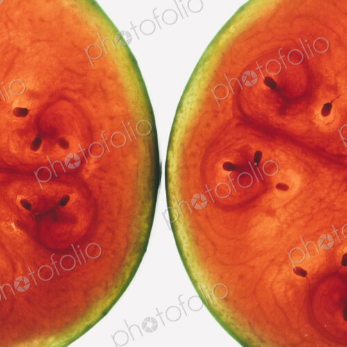 Organic watermelon slices