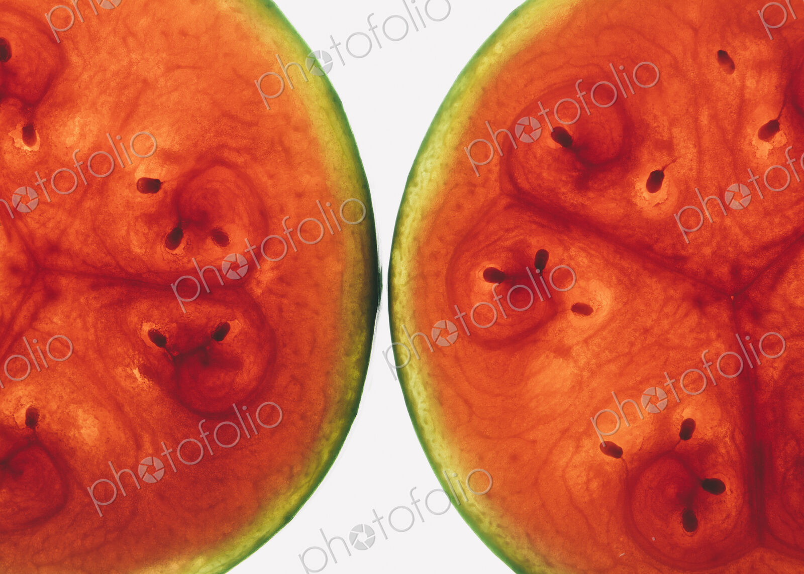 Organic watermelon slices