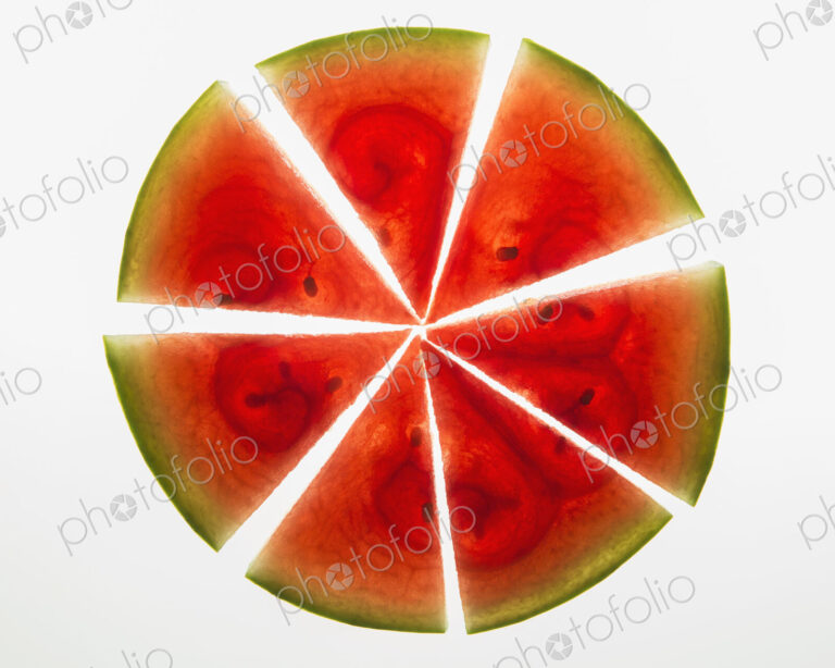 Organic watermelon slices