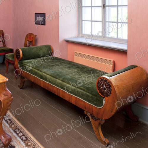 Ornate Backless Sofa