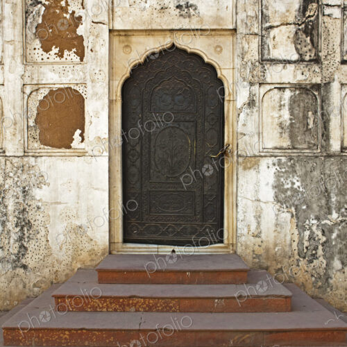 Ornate Door in Red Fort Ornate Door in Red Fort
