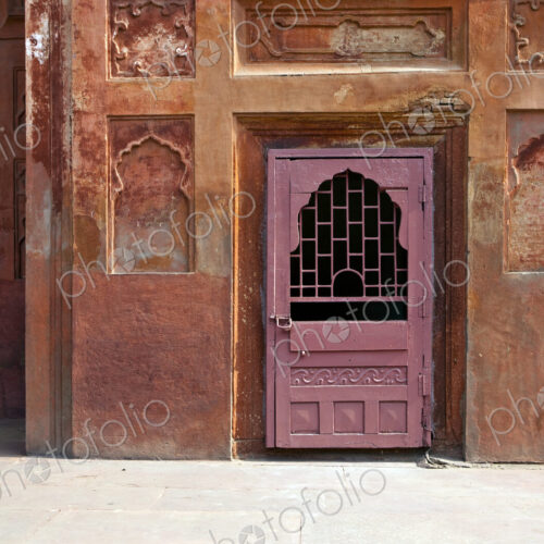 Ornate Door in Red Fort Ornate Door in Red Fort