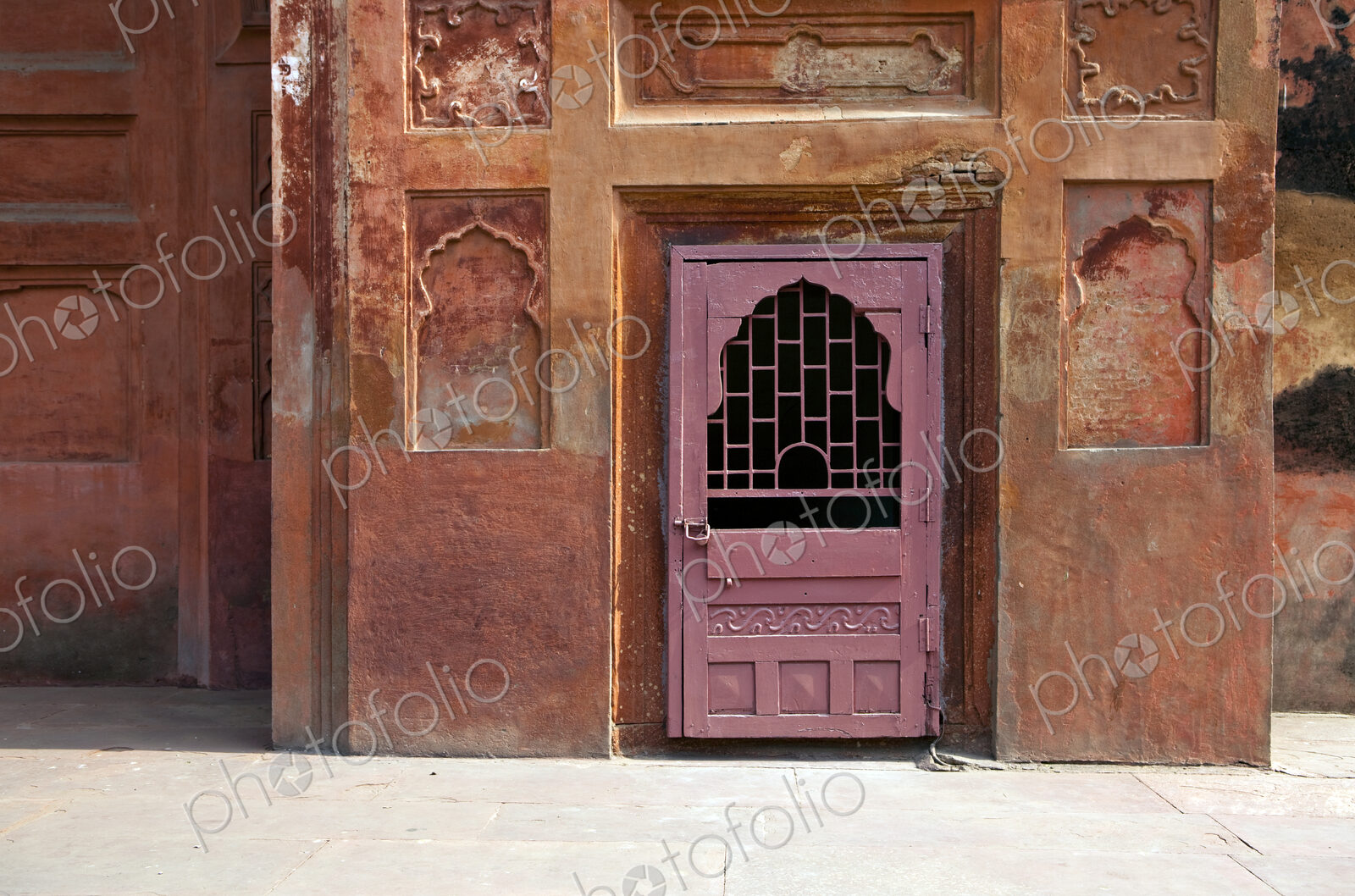 Ornate Door in Red Fort