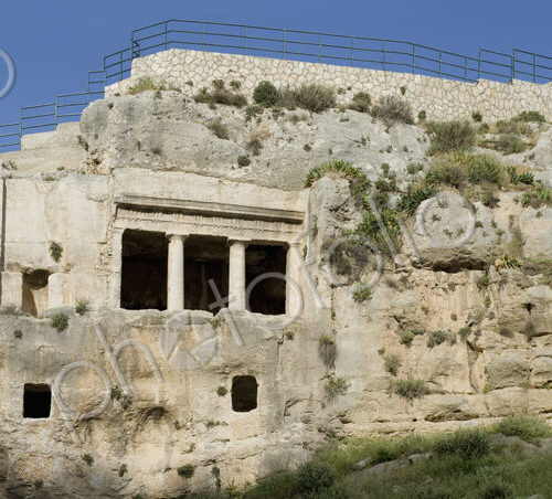 Ornate Kidron Valley Tombs