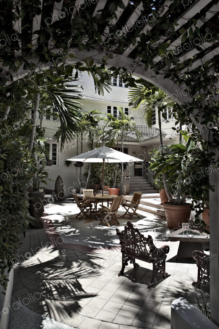 Ornate Outdoor Seating Area