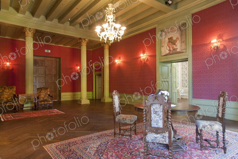 Ornate Room With Tall Ceilings