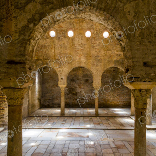 Ornate pillars in Alhambra, Granada, Andalusia, Spain Ornate pillars in Alhambra, Granada, Andalusia, Spain
