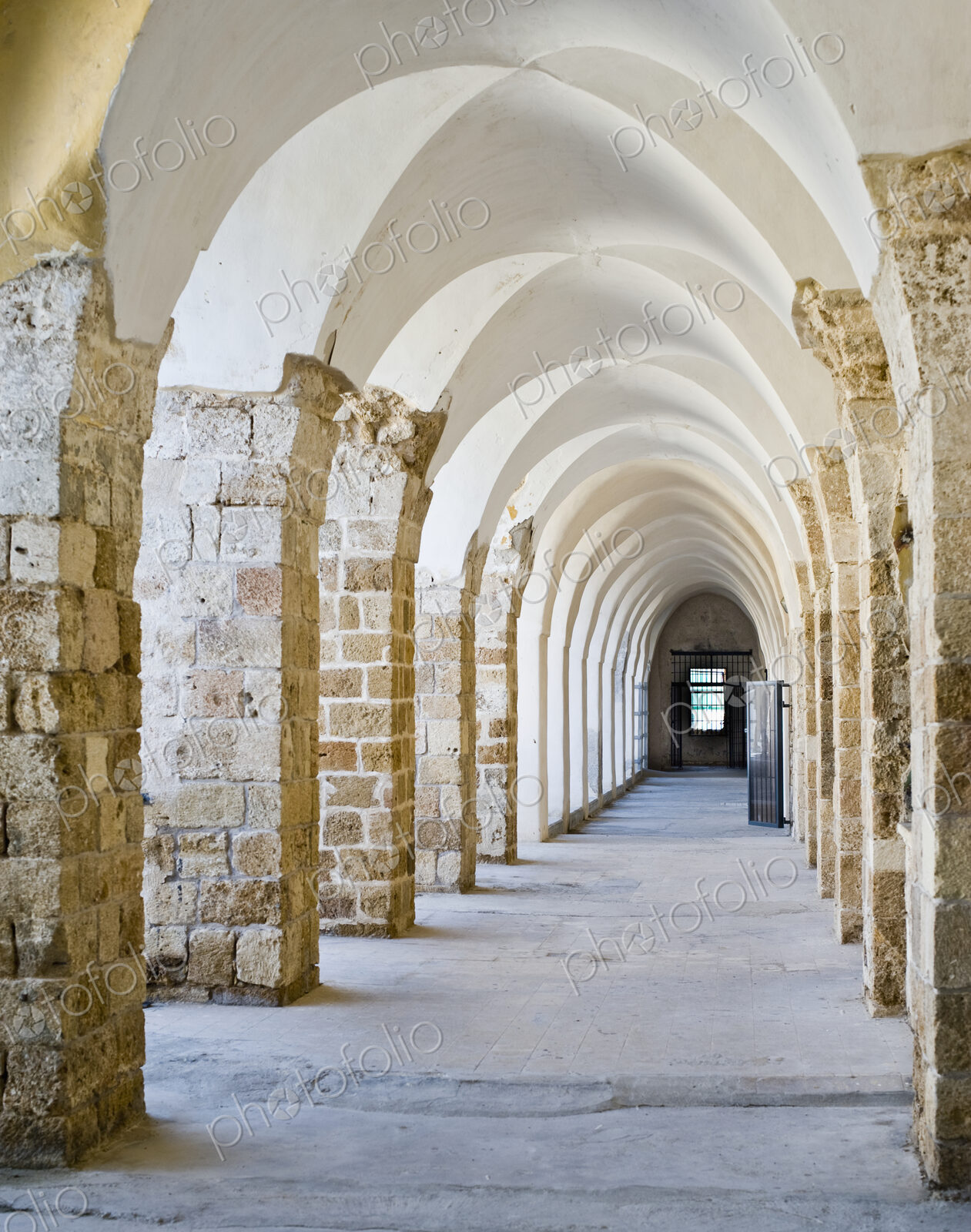 Ottoman-Style Arched Corridor