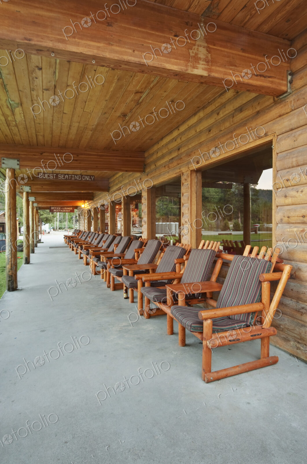 Outdoor Chairs on a Deck