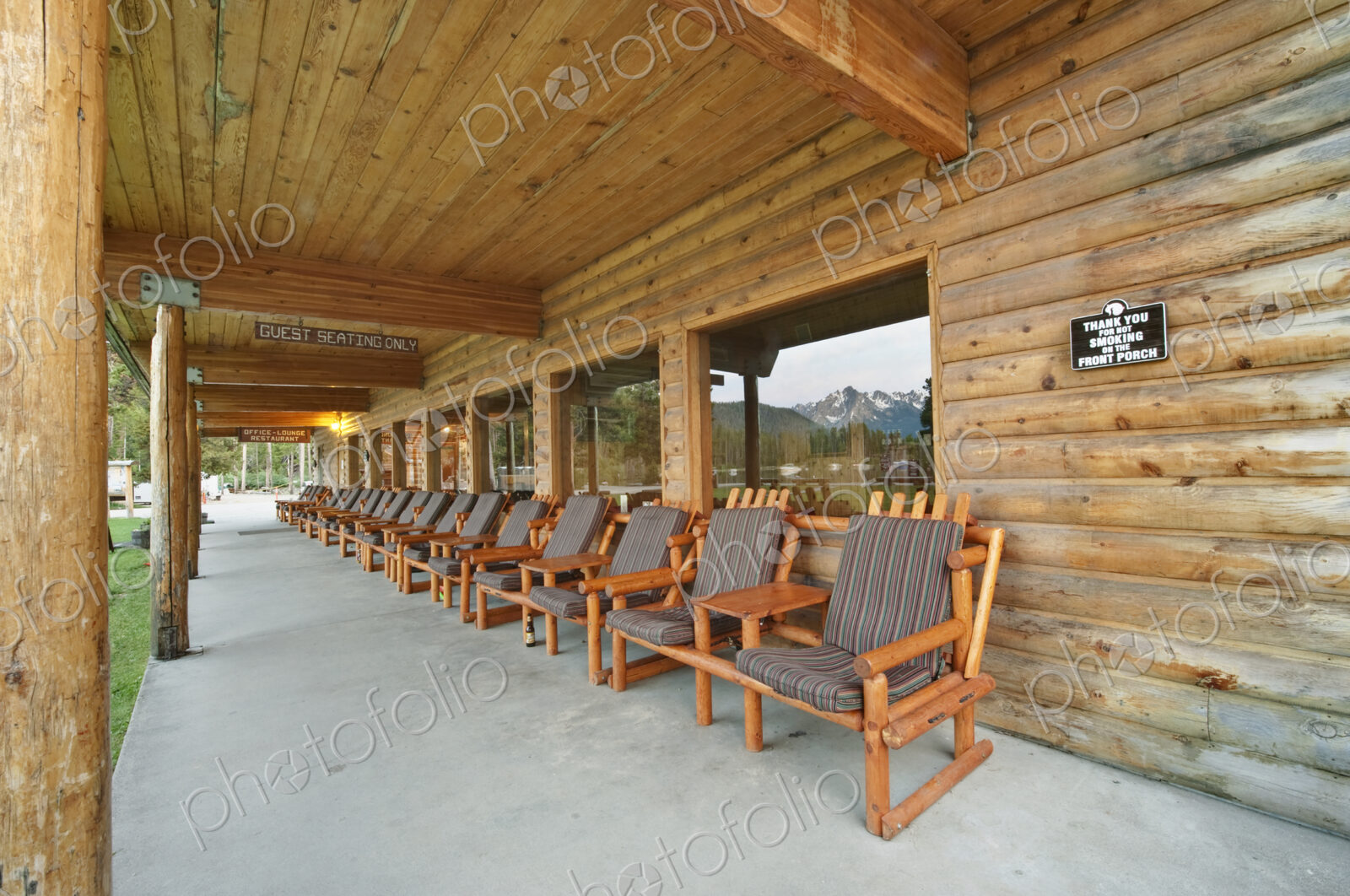 Outdoor Chairs on a Deck