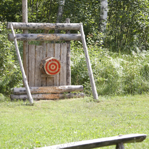 Outdoor Wooden Bulls-eye