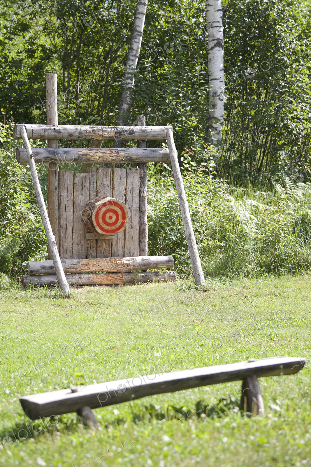 Outdoor Wooden Bulls-eye