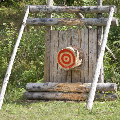 Outdoor Wooden Bulls-eye