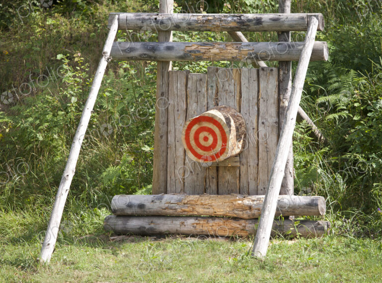 Outdoor Wooden Bulls-eye