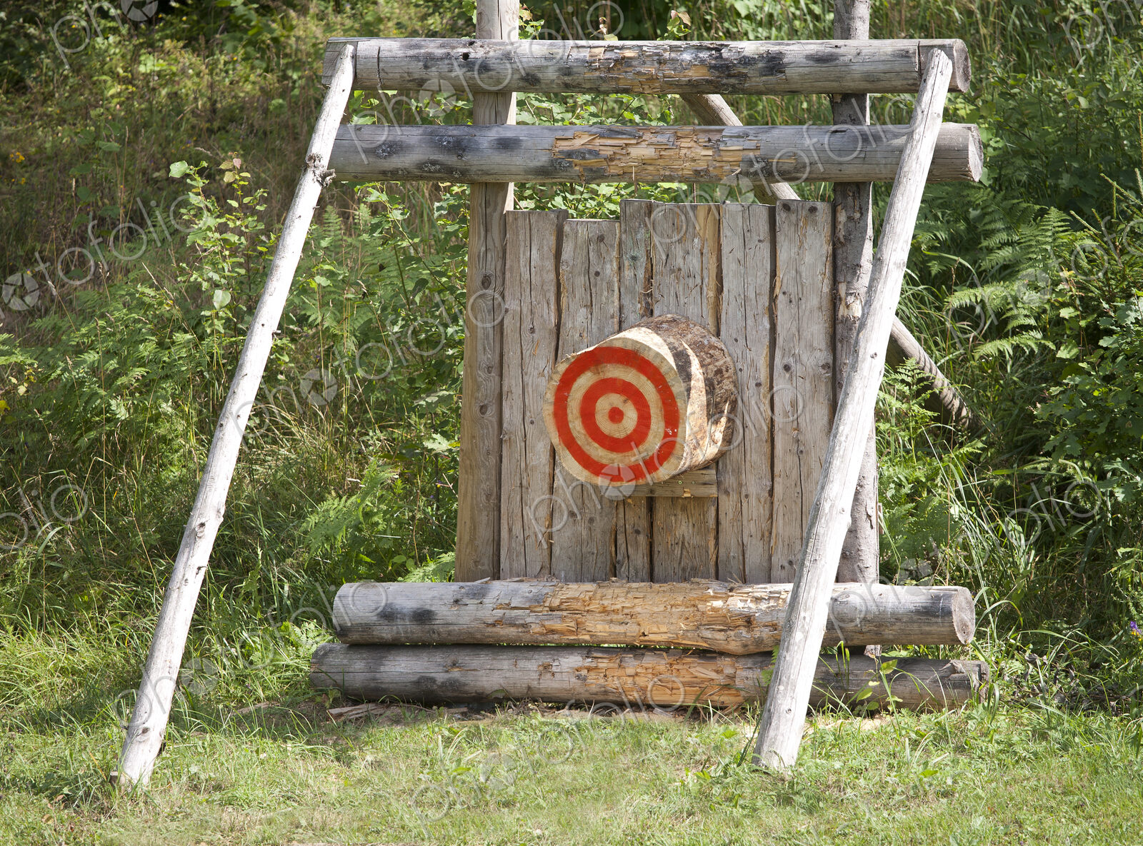 Outdoor Wooden Bulls-eye