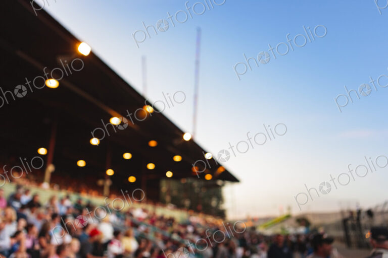Outdoor audience in stadium, Yakima, WA, USA