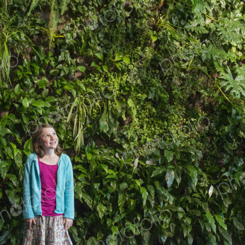 Outdoors in the city in spring. An urban lifestyle. A young girl standing in front of…