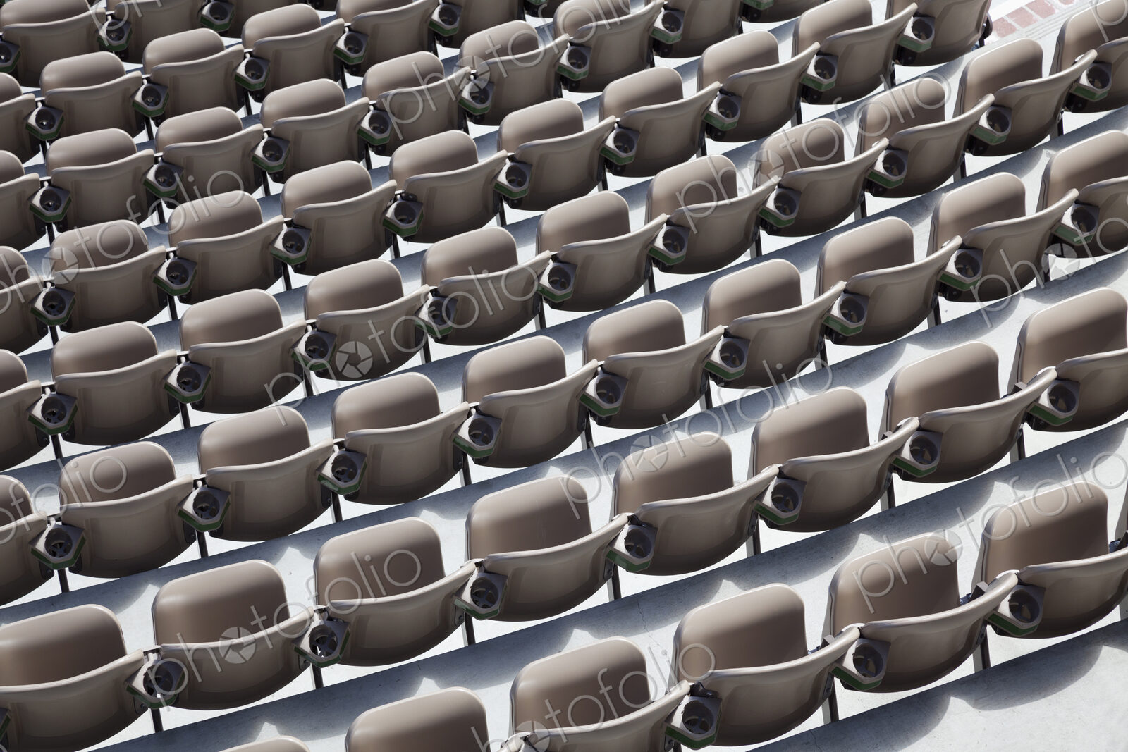 Overhead view of empty auditorium seats