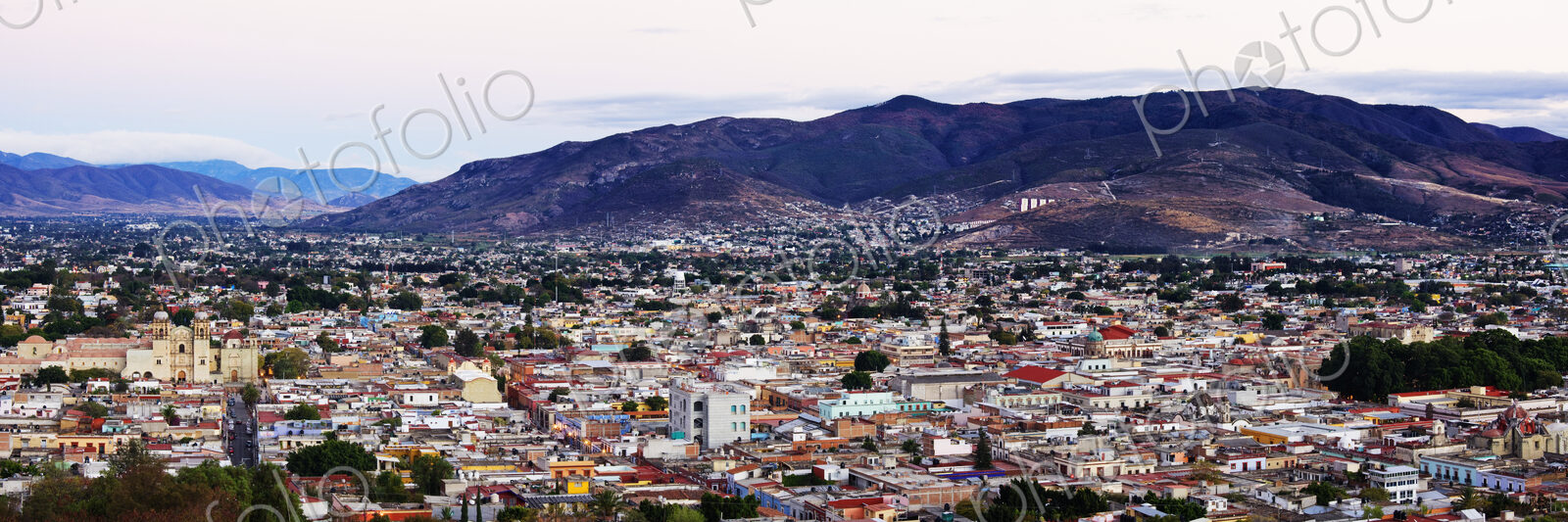 Panoramic Cityscape of Oaxaca
