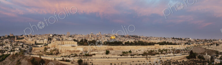 Panoramic View Of Jerusalem