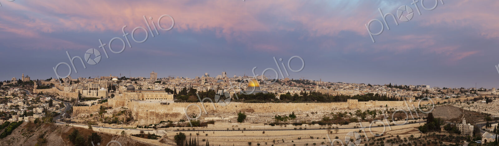 Panoramic View Of Jerusalem