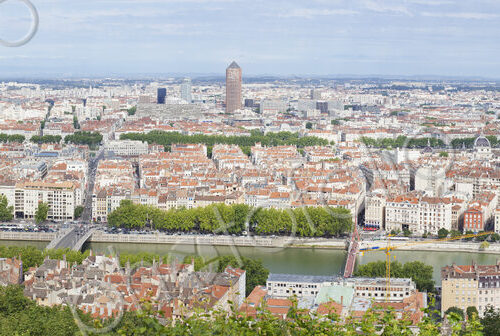 Panoramic View of City
