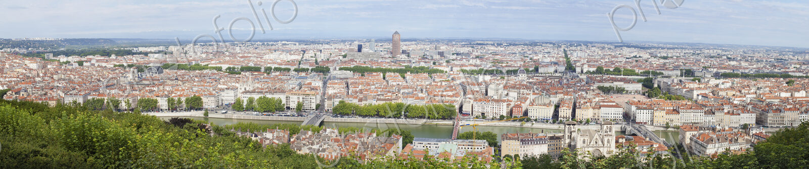 Panoramic View of City