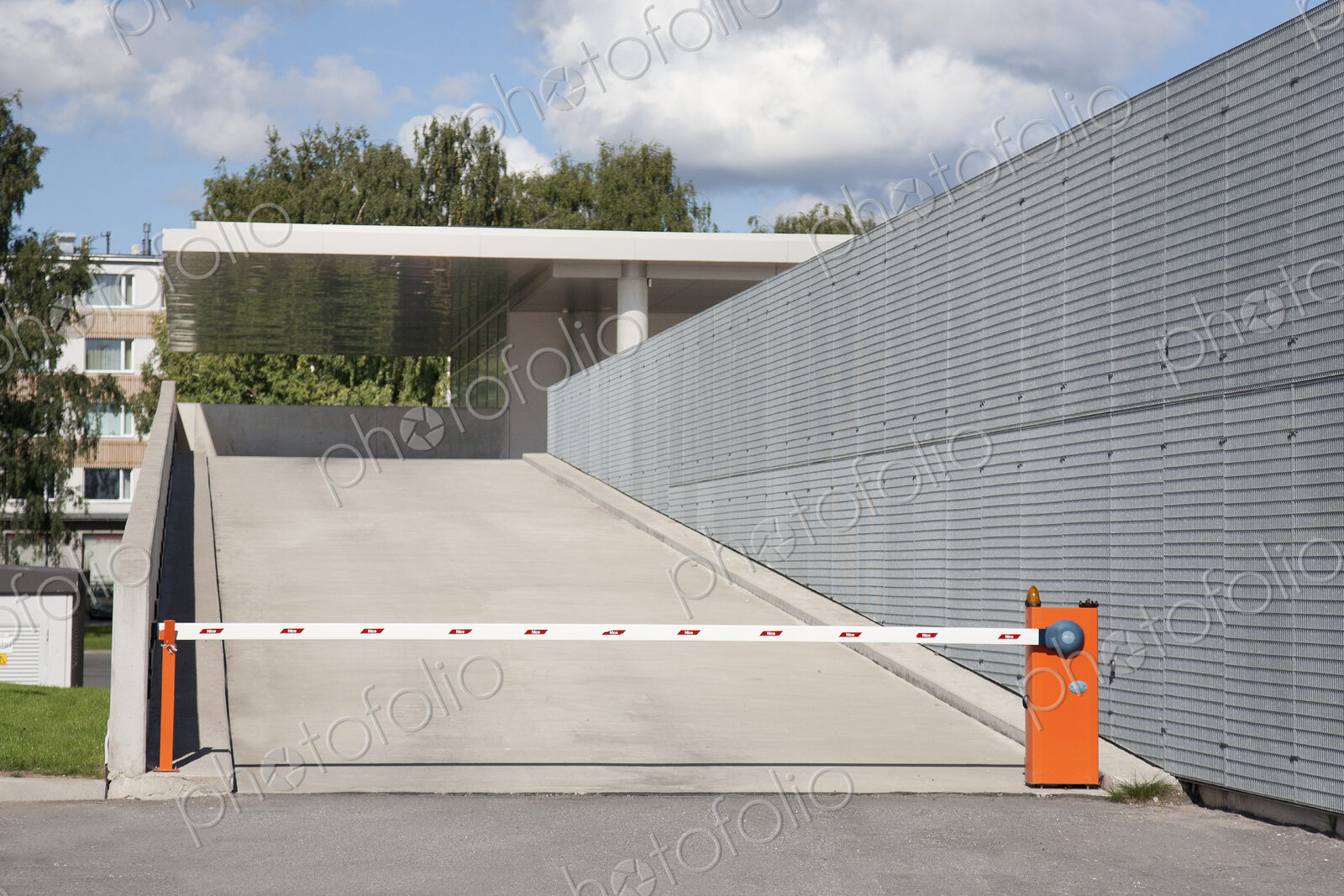 Parking Lot Entrance Ramp