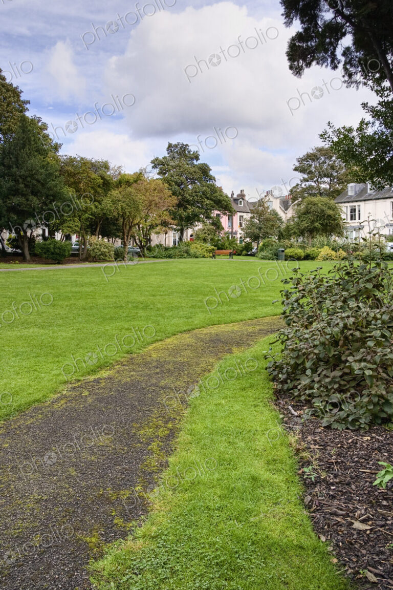 Pathway through Urban Park