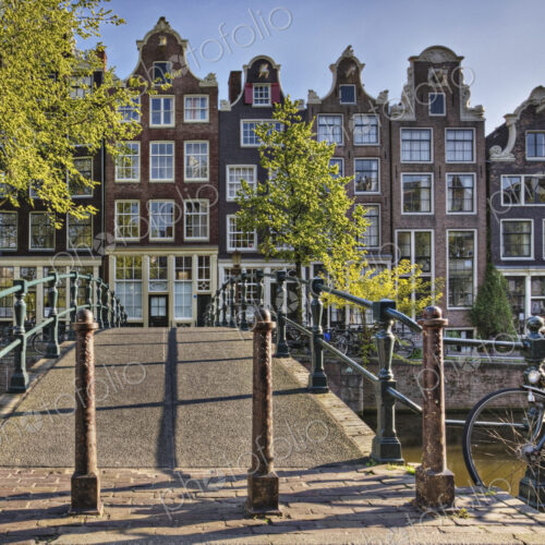 Pedestrian Foot Bridge Over Canal