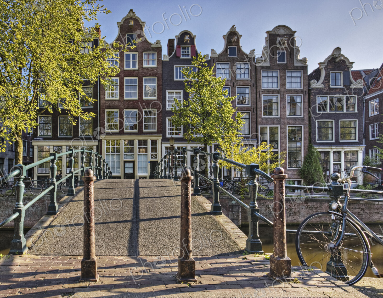 Pedestrian Foot Bridge Over Canal