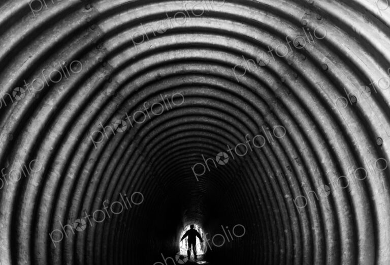 Pedestrian tunnel, Olympic National Park, Washington, USA