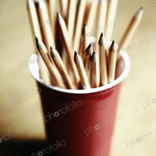 Pencils in a Red Cup