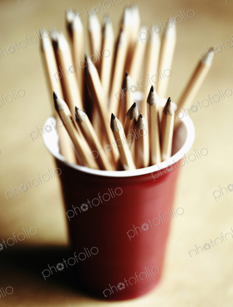 Pencils in a Red Cup