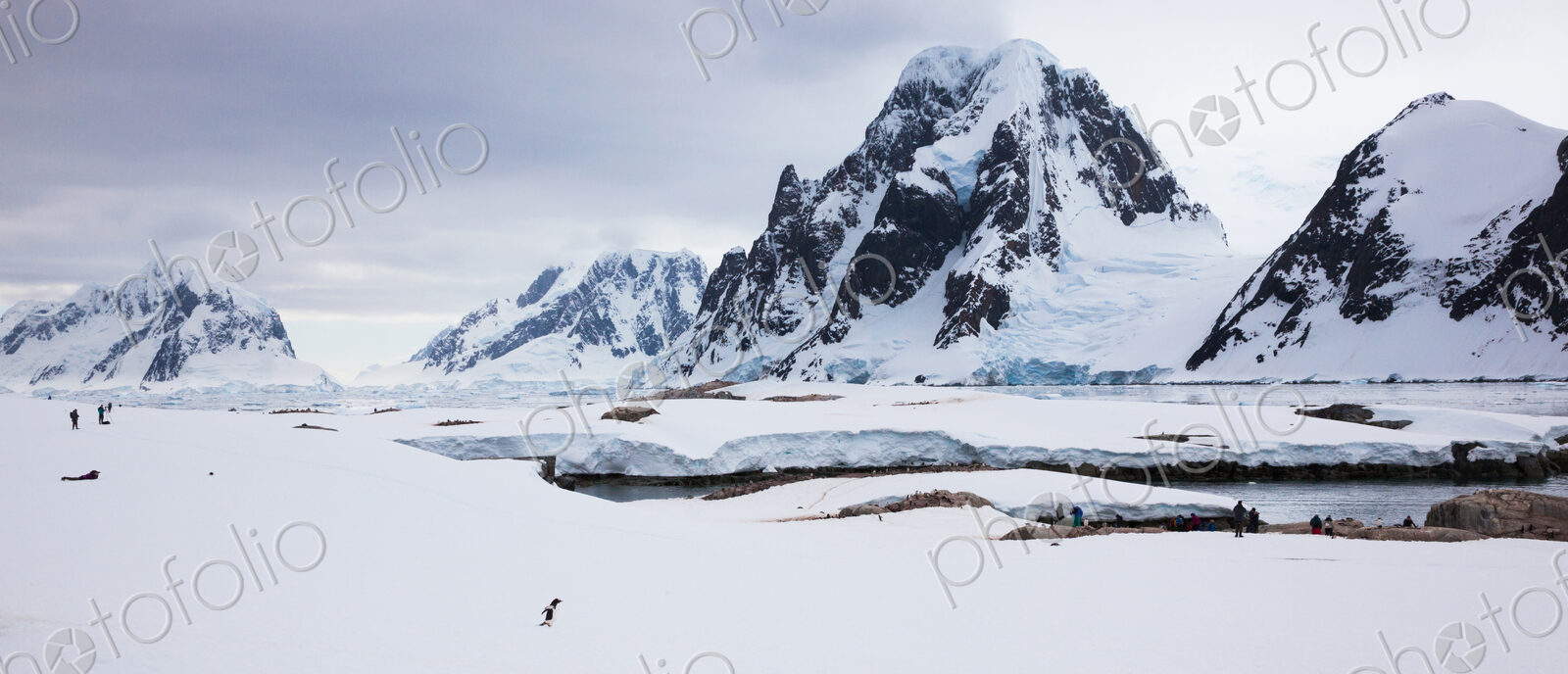 Penguins and people, Antarctica