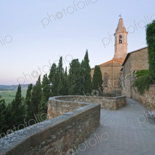 Pienza Cathedral at Dawn Pienza Cathedral at Dawn