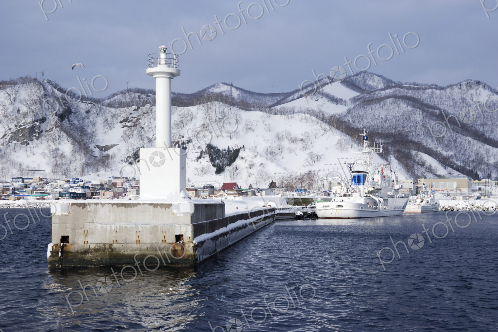 Pier Light at Fishing Port Harbor
