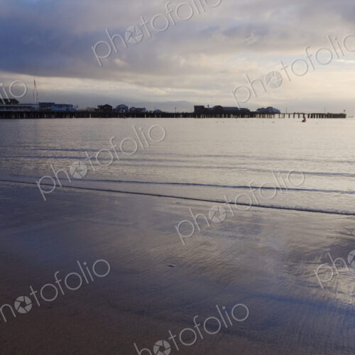 Pier in an ocean or lake. Pier in an ocean or lake.