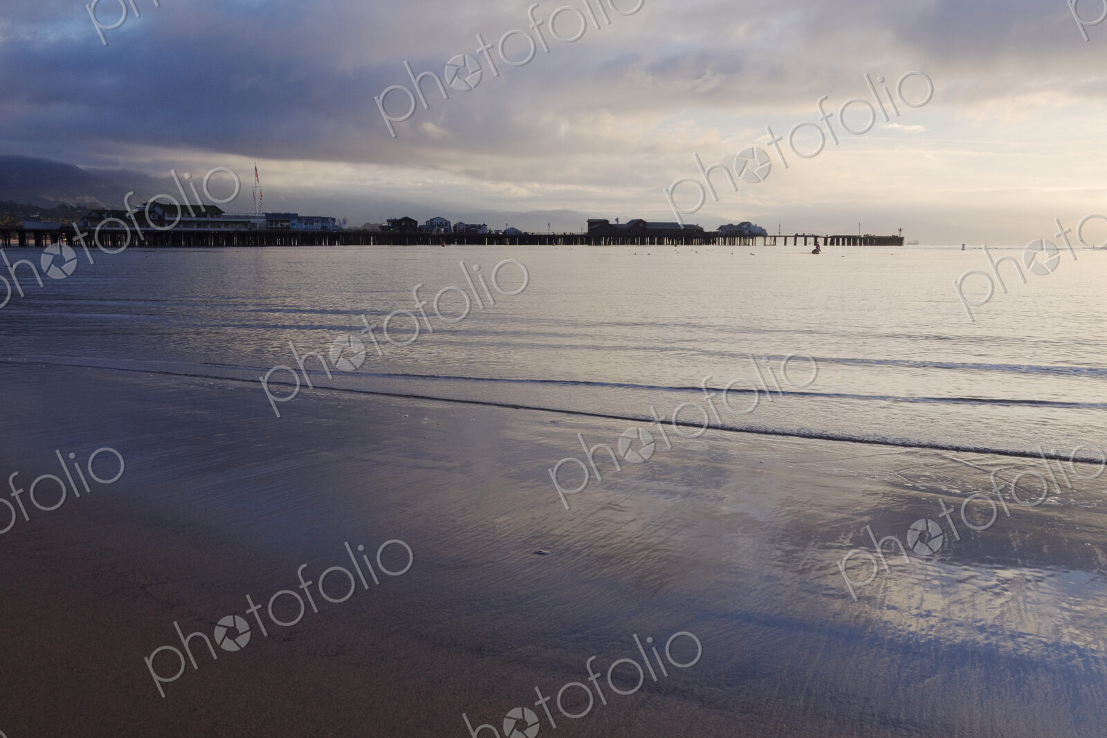 Pier in an ocean or lake.