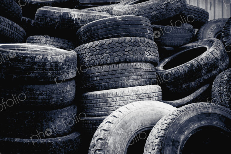 Pile of Worn Tires