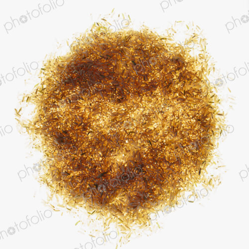 Pile of organic long grain brown rice, white background Pile of organic long grain brown rice, white background